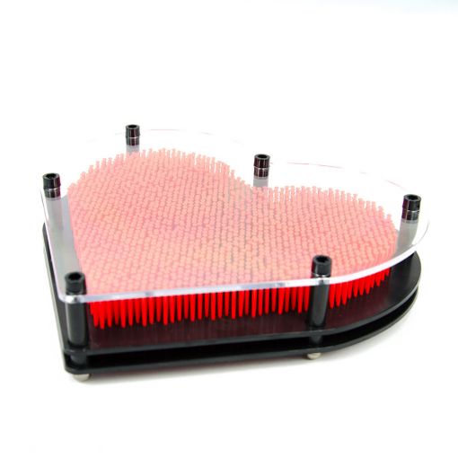 Veliko Pin Art Srce - Crveno