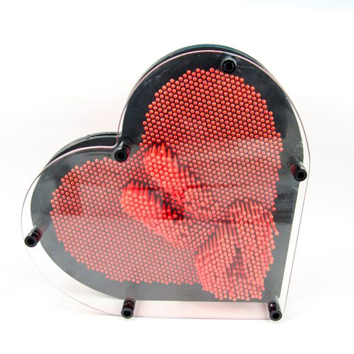 Veliko Pin Art Srce - Crveno