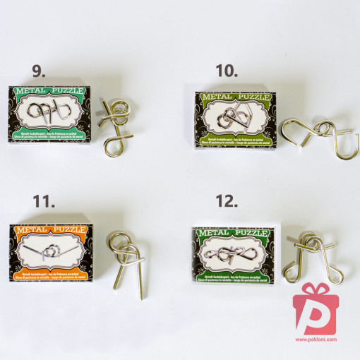 Metalne Puzzle - Male