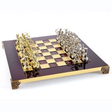 Šah Komplet Grčki Strelci - Bordo 28cm