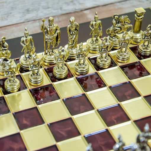 Šah Komplet Corinth Bordo 28cm