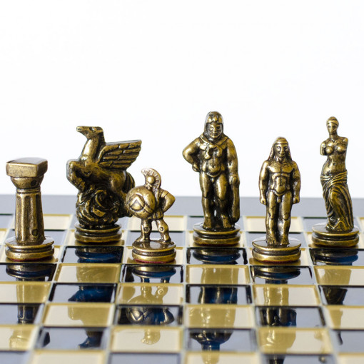 Šah Komplet Spartanski Ratnik - Plava 28cm