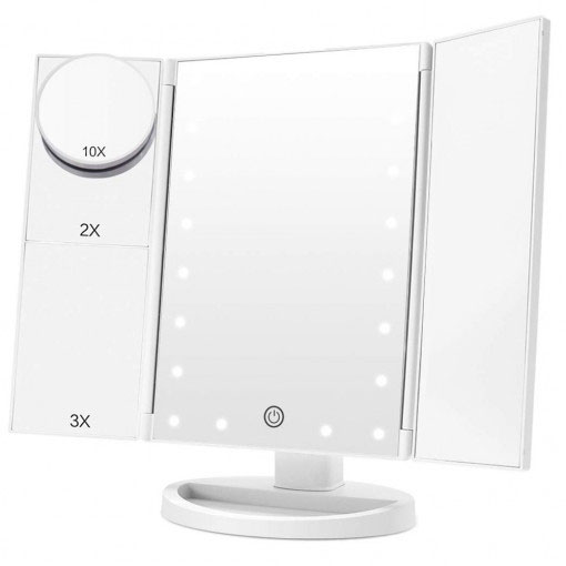 Ogledalo Za Šminkanje Belo