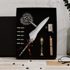Deluxe Set za Pisanje - Belo Pero