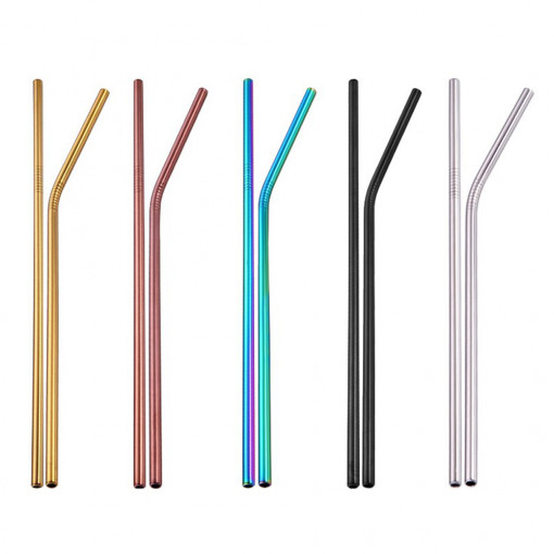 Multicolor set slamčica 5+5