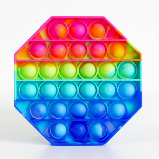 Fidget Pop It Rainbow Oktagon | Pokloni.COM