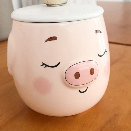 Šolja Uspavano Prase Roza