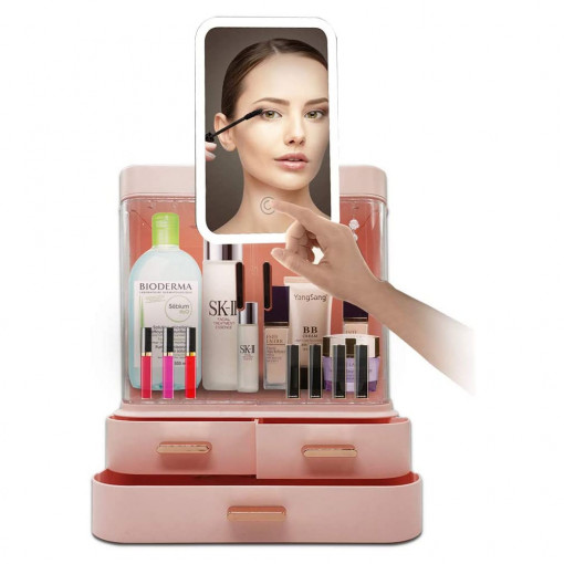 Beauty Box Ormarić Roza