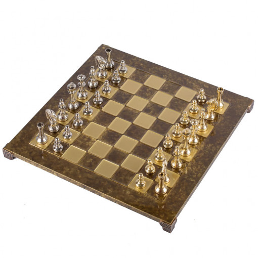 Šah Komplet - Metal Klasik Braon 36cm
