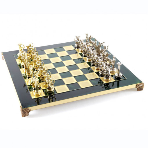 Šah Komplet Hercules - Zeleni 36cm