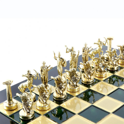 Šah Komplet Hercules - Zeleni 36cm