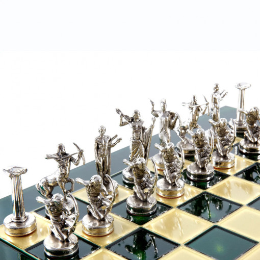 Šah Komplet Hercules - Zeleni 36cm