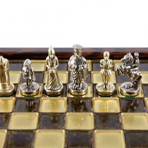 Mini Šah Komplet Vizantijsko Carstvo Braon 20cm