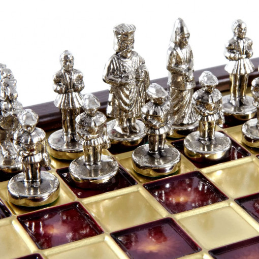 Mini Šah Komplet Vizantijsko Carstvo Crveni 20cm