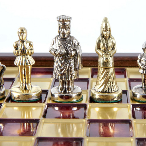 Mini Šah Komplet Vizantijsko Carstvo Crveni 20cm