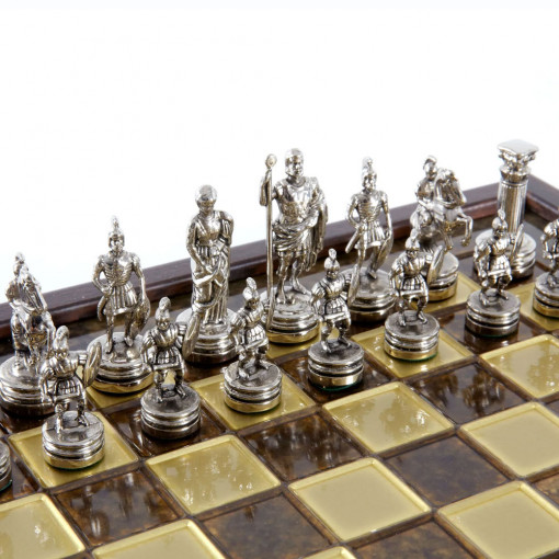 Šah Komplet Grčko - Rimsko Carstvo Crveni 26cm