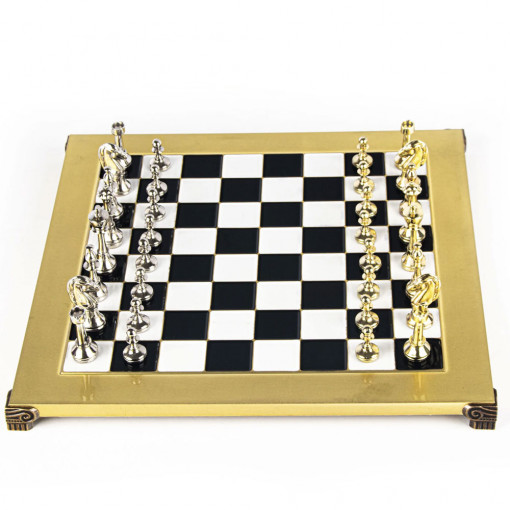 Šah Komplet - Metal Klasik Crni 36cm
