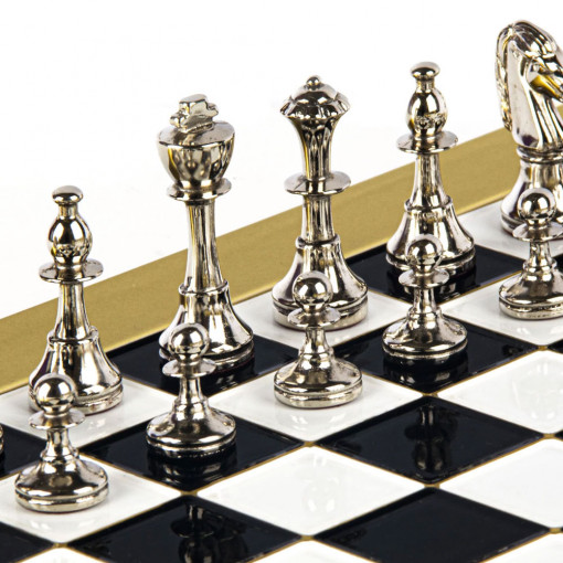 Šah Komplet - Metal Klasik Crni 36cm