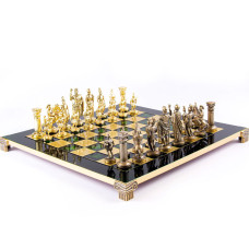 Šah Komplet Grčko Rimsko Carstvo Zeleni 44cm