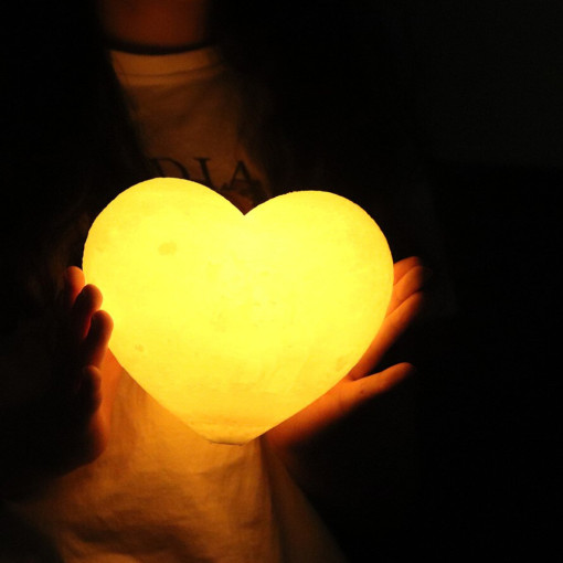 3D Srce Lampa 18cm