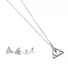 Deathly Hallows Minđuše i Ogrlica