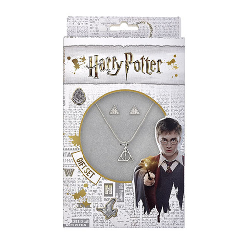 Deathly Hallows Minđuše i Ogrlica