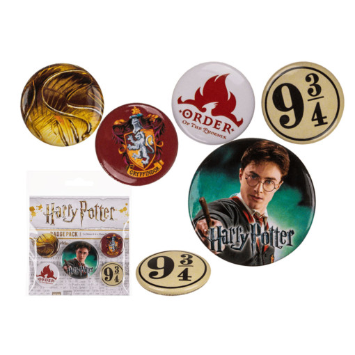 Harry Potter Gryffindor Bedževi