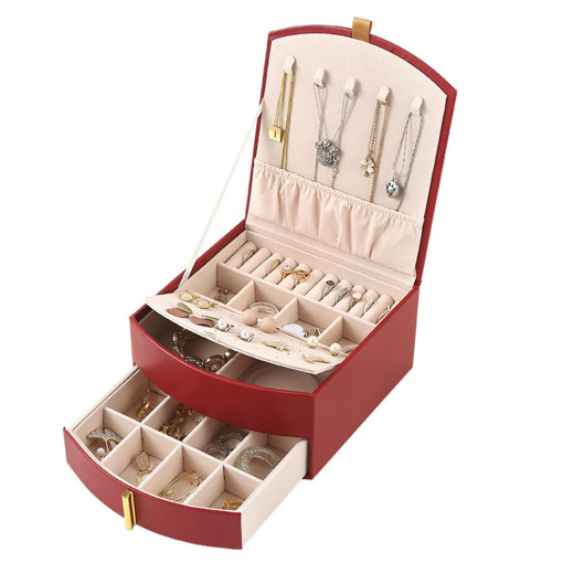 Kutija Za Nakit Burgundy