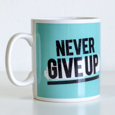 XL Never Give Up Šolja