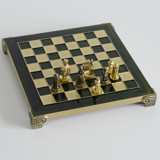 Šah Komplet Vizantijsko Carstvo Zeleni 20cm