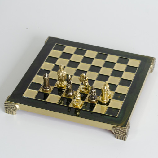 Šah Komplet Vizantijsko Carstvo Zeleni 20cm