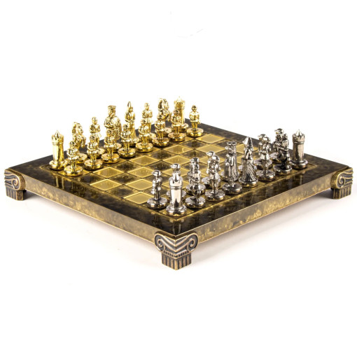 Šah Komplet Vizantijsko Carstvo Braon 20cm