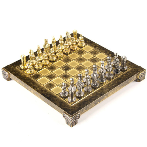 Šah Komplet Vizantijsko Carstvo Braon 20cm