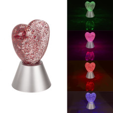 Glitter Srce Lampa