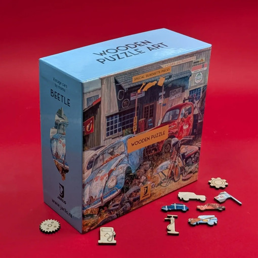 Drvena Slagalica - Vintage cars – Beetle