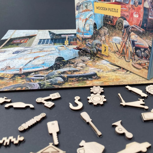 Drvena Slagalica - Vintage cars – Beetle