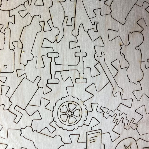 Drvena Slagalica - Vintage cars – Beetle